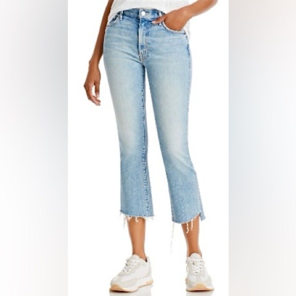RARE NWT MOTHER Insider Crop Step Fray Jeans I Confess High Rise Bootcut Size 26